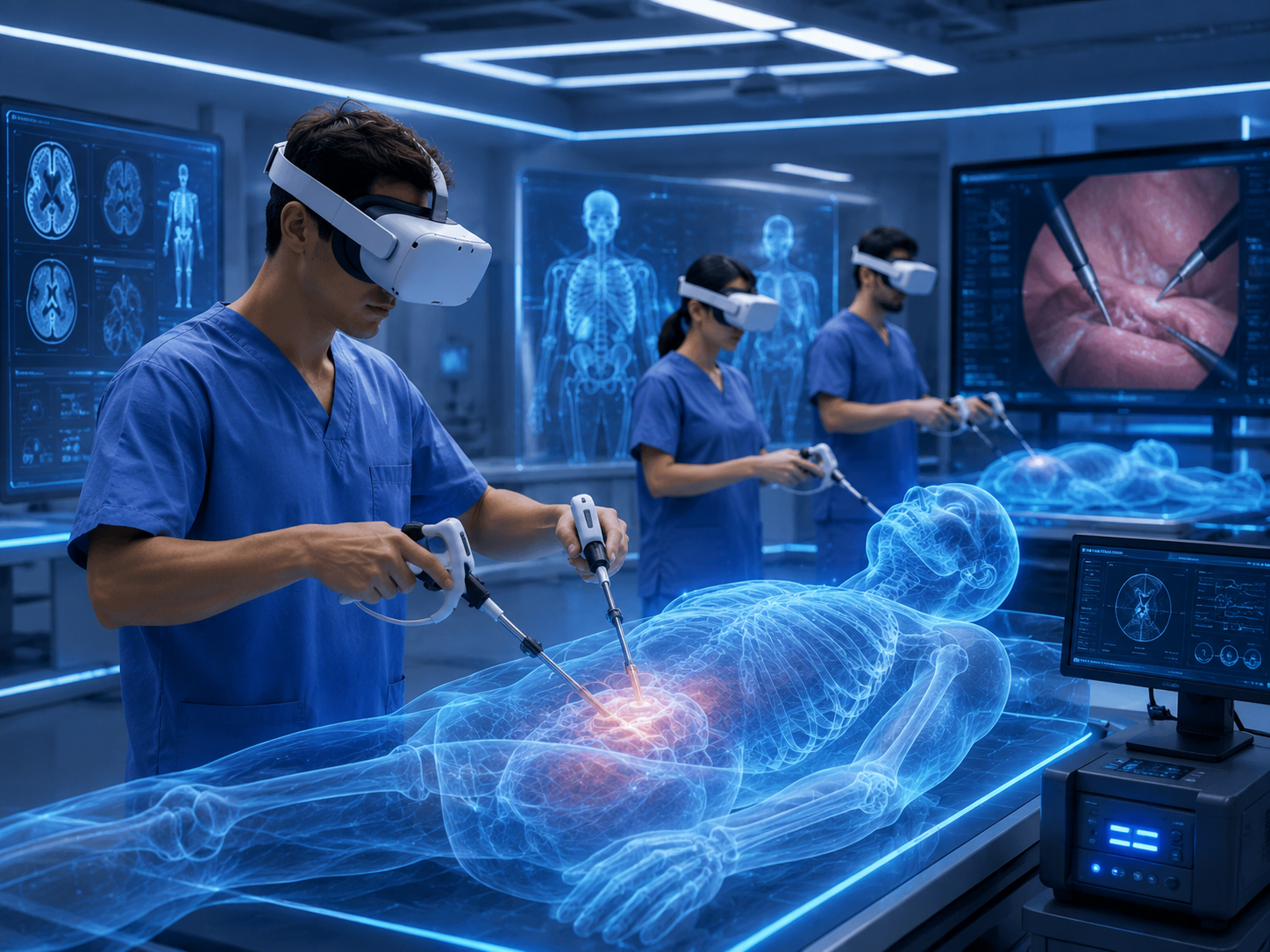 Training chirurgico in realtà virtuale